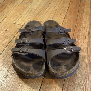 Brown 3 Strap Birkenstocks